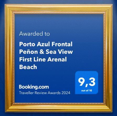 Porto Azul 10A Frontal Penon & Sea View First Line Arenal Beach Калпе Екстериор снимка