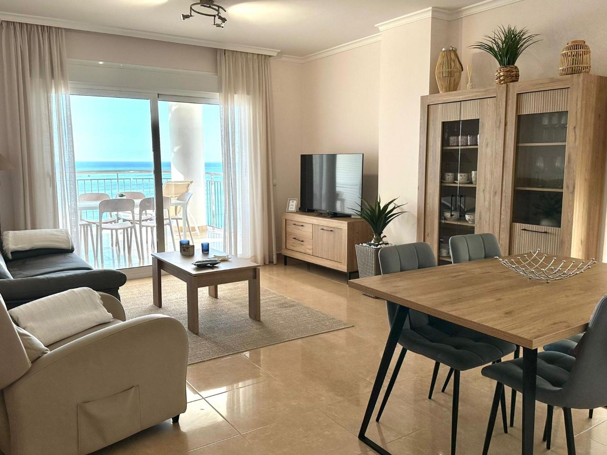 Porto Azul 10A Frontal Penon & Sea View First Line Arenal Beach Калпе Екстериор снимка