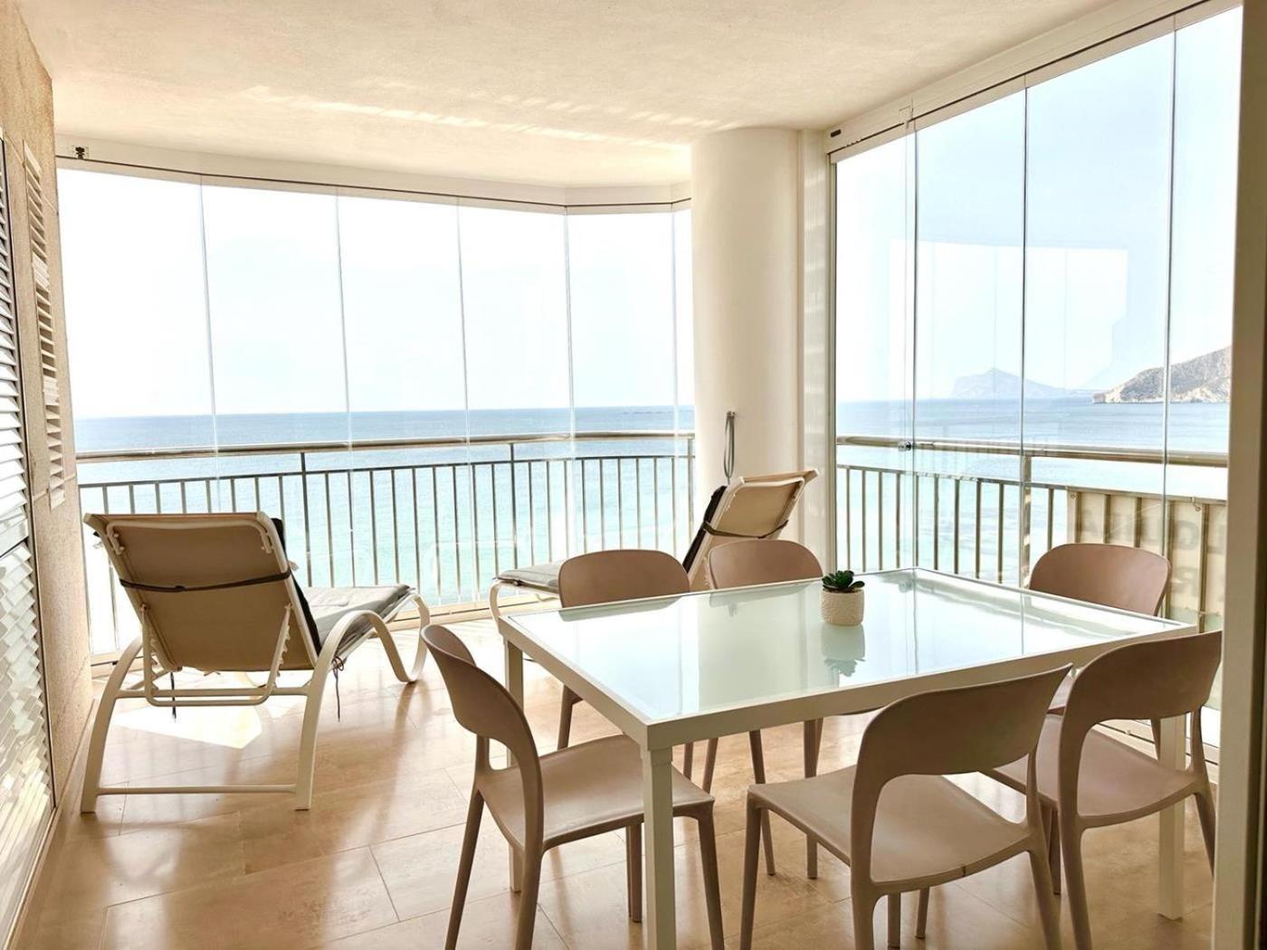 Porto Azul 10A Frontal Penon & Sea View First Line Arenal Beach Калпе Екстериор снимка